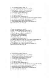 English Worksheet: Guessing words