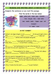 English Worksheet: Reading and Writing at elementary level