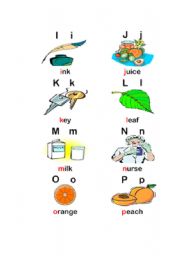 English worksheet: alphabet game - 1