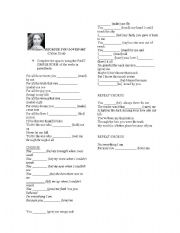 English worksheet: Simple Past with Celine Dion
