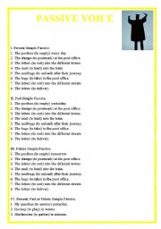 English Worksheet: Passive voice