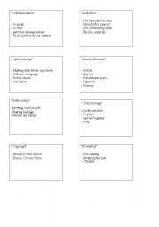 English Worksheet: Taboo Game