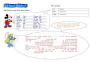 English Worksheet: present simple