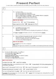 English Worksheet: Present Perfect