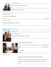 English Worksheet: Who are you?