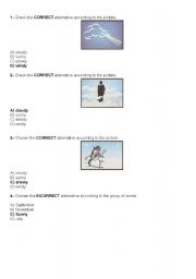 English worksheet: ELEMENTARY YEARS TEST