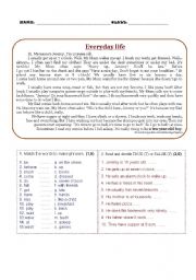 English Worksheet: Comparative/superlative - TEST