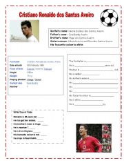 English Worksheet: Cristiano Ronaldo