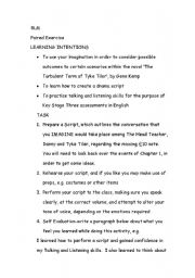 English worksheet: year 8