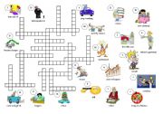 PHRASAL VERBS - CROSSWORD (with key)