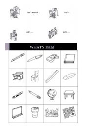 English Worksheet: What´s this?