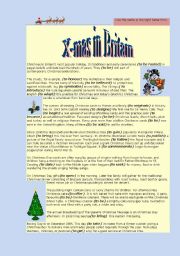 English Worksheet: Christmas in Great Britain 