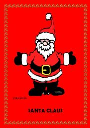 English Worksheet: Christmas flash-cards 1/3 (reuploaded)