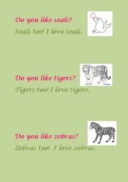 English worksheet: Do you like .... ?