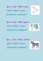 English worksheet: Do you like ....? answers