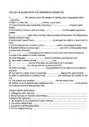 English worksheet: Fill in the gaps