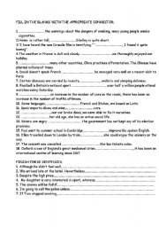 English Worksheet: Fill in the gaps