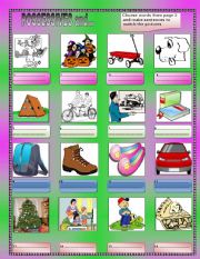 English Worksheet: Possessives and......