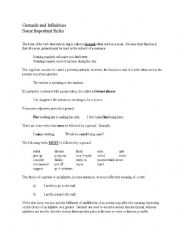 English Worksheet: Gerund and Infinitive