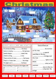 English Worksheet: Christmas