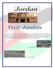 English worksheet: Visit Jordan 