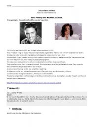 Elvis Presley and Mickael Jackson: similar lives & deaths