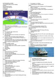 English Worksheet: Environmental Issues