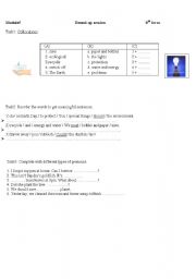 English Worksheet: Save the Earth Round-up session 8th grade