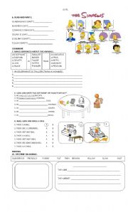 English Worksheet: HAPPY STREET 2PART2