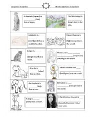 English Worksheet: Comparison of adjectives