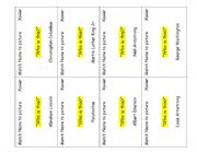 English Worksheet: vb cards