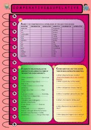 English Worksheet: COMPARISON