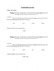 English worksheet: Phonology