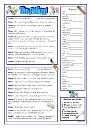English Worksheet: Visiting the Doctor-health vocabulary and dialogues