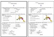 English worksheet: grammar quiz