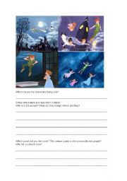 English Worksheet: Peter Pan 