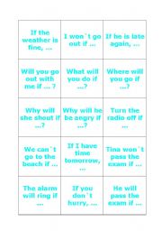 English Worksheet: if 1-game 