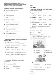 English Worksheet: 6th grade worksheet