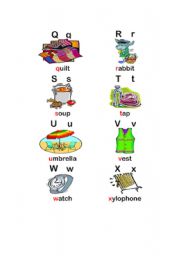 English worksheet: alphabet game - 3