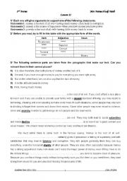 English Worksheet: Money and Evil