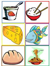 English Worksheet: food flash-cards