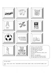 English worksheet: TOYS, TOYS, TOYS