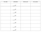 English worksheet: IGHT word family