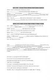 English Worksheet: Present Simple & Present Continuous