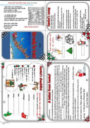 English Worksheet: Getting ready for  Santa! 