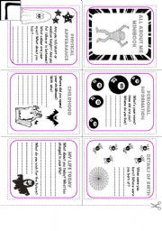 English Worksheet: ALL ABOUT ME MINIBOOK