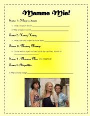 English Worksheet: Mamma Mia!