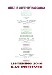 Worksheets with songs worksheets