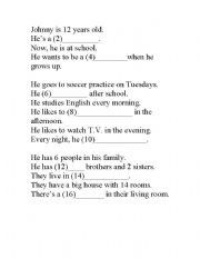 English worksheet: Beginner Info Gap