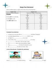 English worksheet: Past Simple